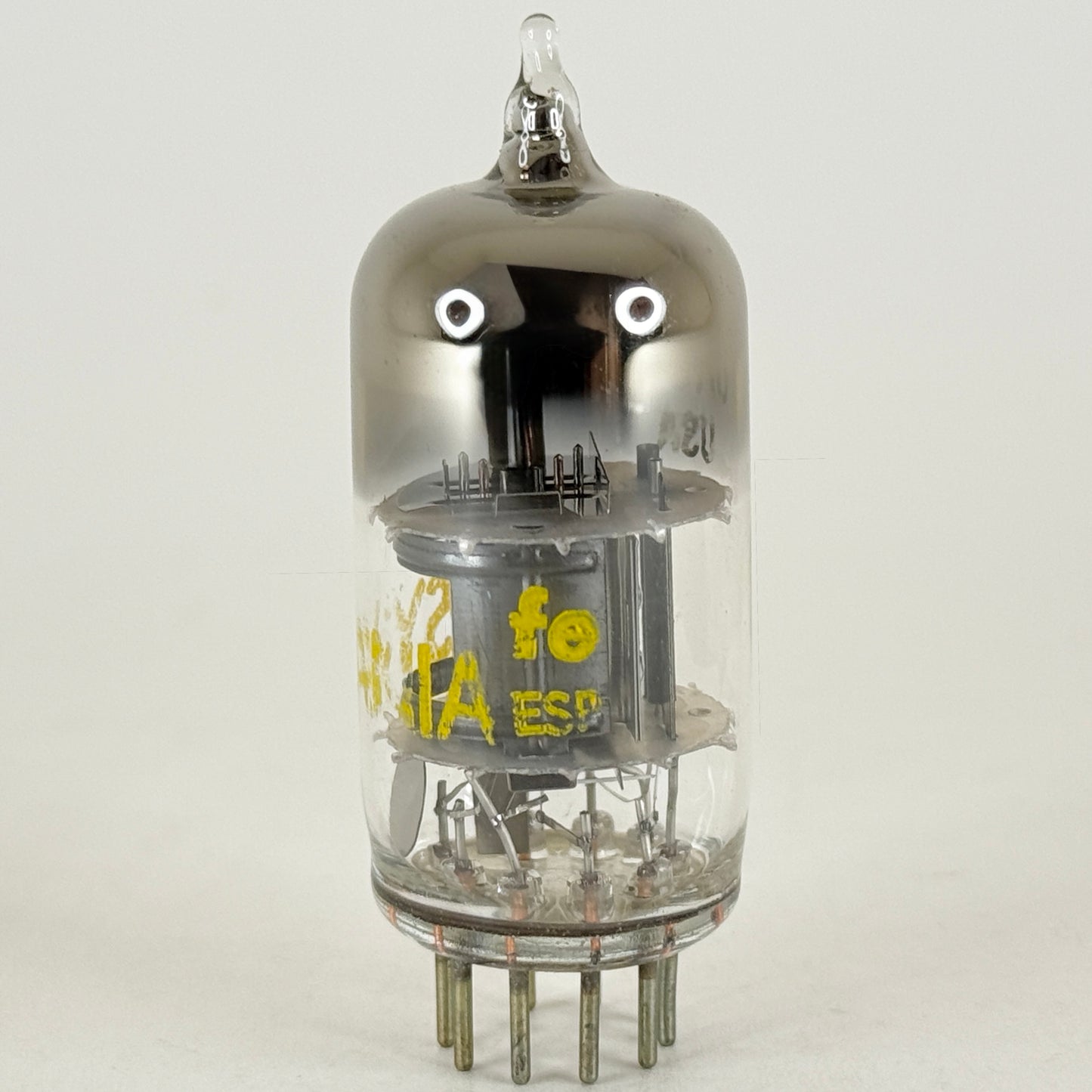 (1) Tested Sylvania 6AS8 Tube with Box Code fe ESP Diode Sharp Cutoff Pentode
