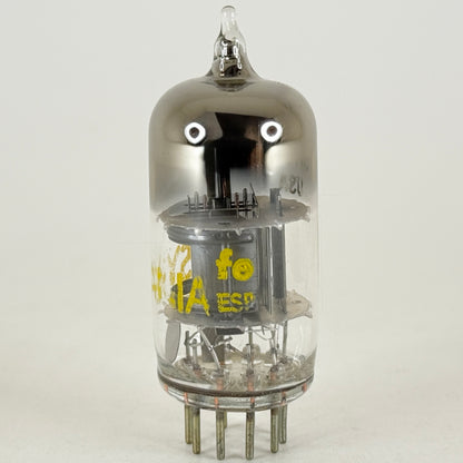 (1) Tested Sylvania 6AS8 Tube with Box Code fe ESP Diode Sharp Cutoff Pentode