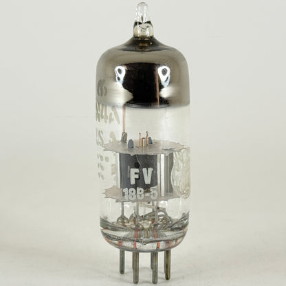 (1) Tested GE 6BN4A Tube with Box Code FV General Electric Medium Mu Triode Tube
