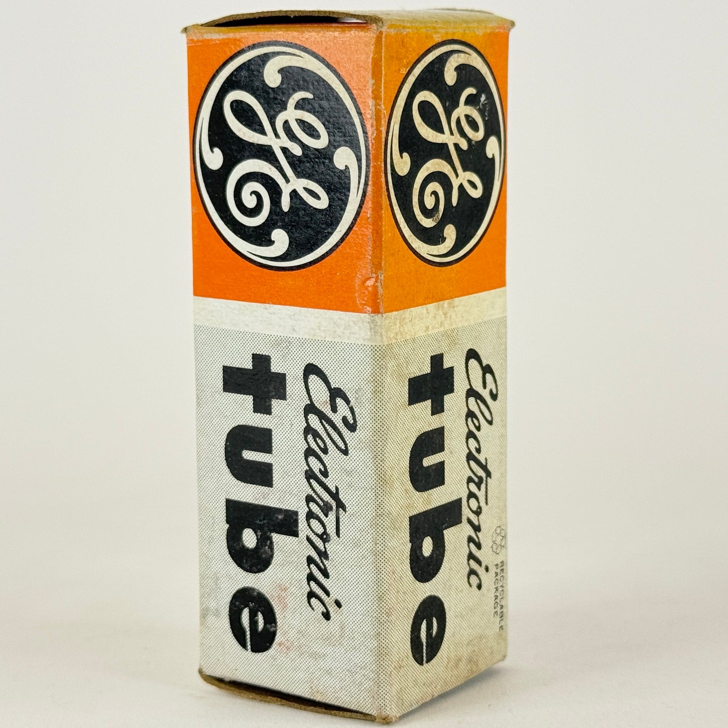 (1) Tested GE 6BN4A Tube with Box Code FV General Electric Medium Mu Triode Tube