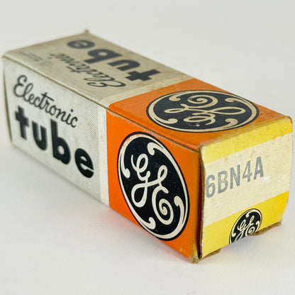(1) Tested GE 6BN4A Tube with Box Code FV General Electric Medium Mu Triode Tube