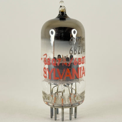 (1) Tested Sylvania 6BQ7A 6BZ7 Tube Red Letters with Box Code eh AEO Twin Triode