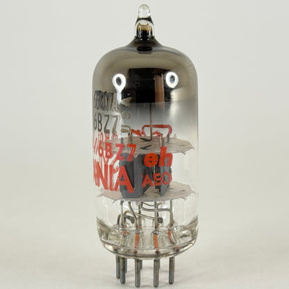 (1) Tested Sylvania 6BQ7A 6BZ7 Tube Red Letters with Box Code eh AEO Twin Triode