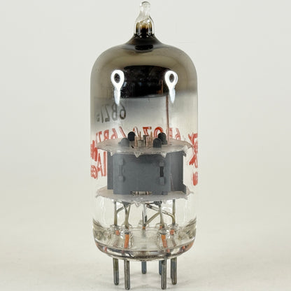 (1) Tested Sylvania 6BQ7A 6BZ7 Tube Red Letters with Box Code eh AEO Twin Triode