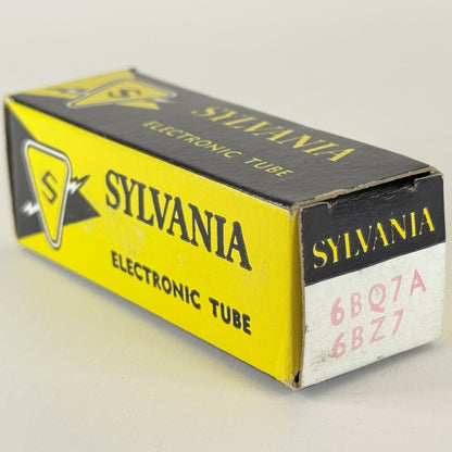 (1) Tested Sylvania 6BQ7A 6BZ7 Tube Red Letters with Box Code eh AEO Twin Triode