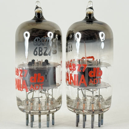 Tested Matched Pair 1969 Sylvania 6BQ7A 6BZ7 Tubes Red Letters Codes db ADT