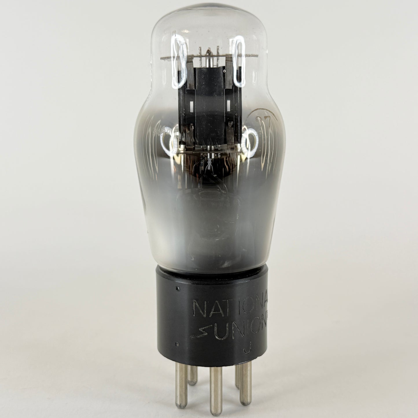 (1) Tested National Union Type 27 Tube with Engraved Base Code J Triode Tube