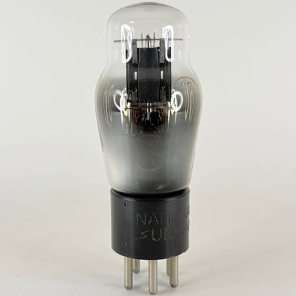 (1) Tested National Union Type 27 Tube with Engraved Base Code J Triode Tube