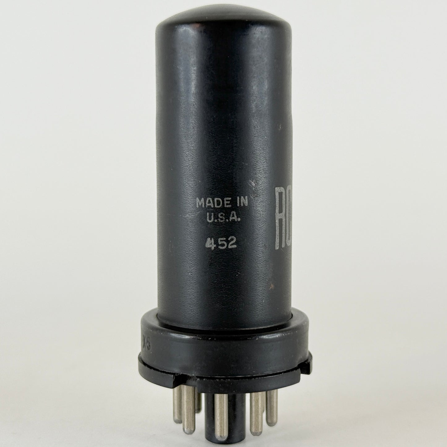 (1) Tested RCA 6AG7 Tube Date Code 452 RCA Black Metal Power Pentode Vacuum Tube