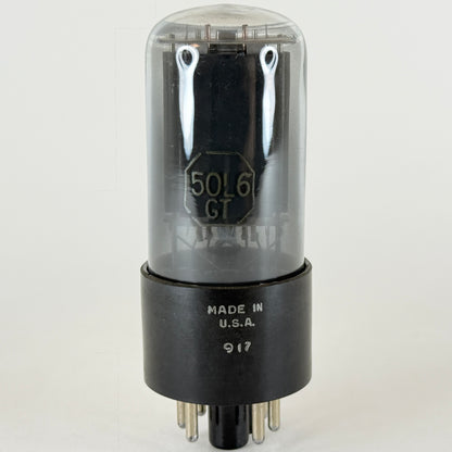 (1) Tested Very Strong RCA 50L6GT Tube Date Code 917 50L6 GT Beam Power Amplifier Tube