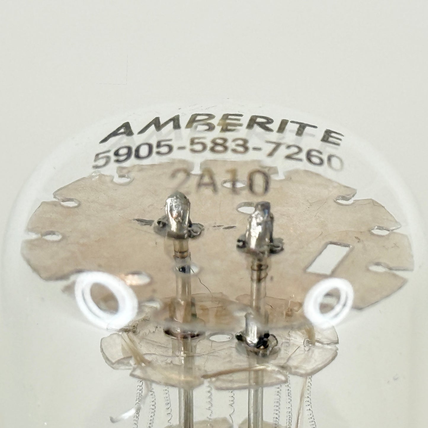 (1) Tested 1968 Amperite 2A10 Tube and Box Current Regulating Ballast Tube (d)