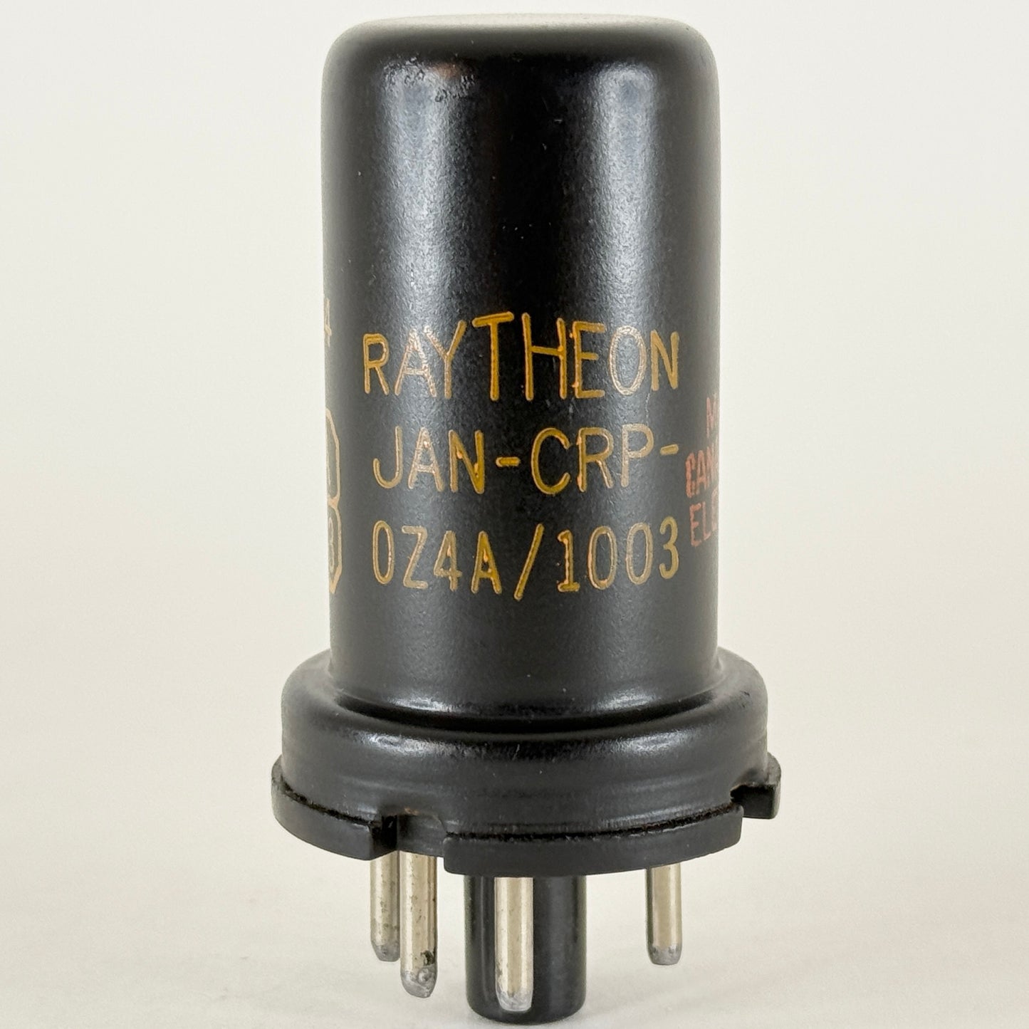 (1) Tested 1944 Canadian Armed Services Raytheon JAN CRP 0Z4 A Tube GE CK1003