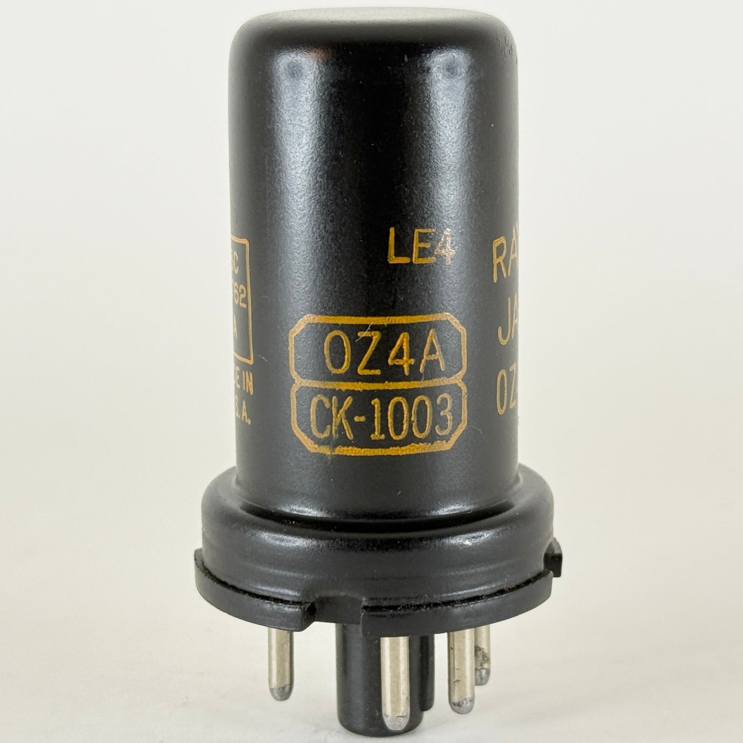 (1) Tested 1944 Canadian Armed Services Raytheon JAN CRP 0Z4 A Tube GE CK1003
