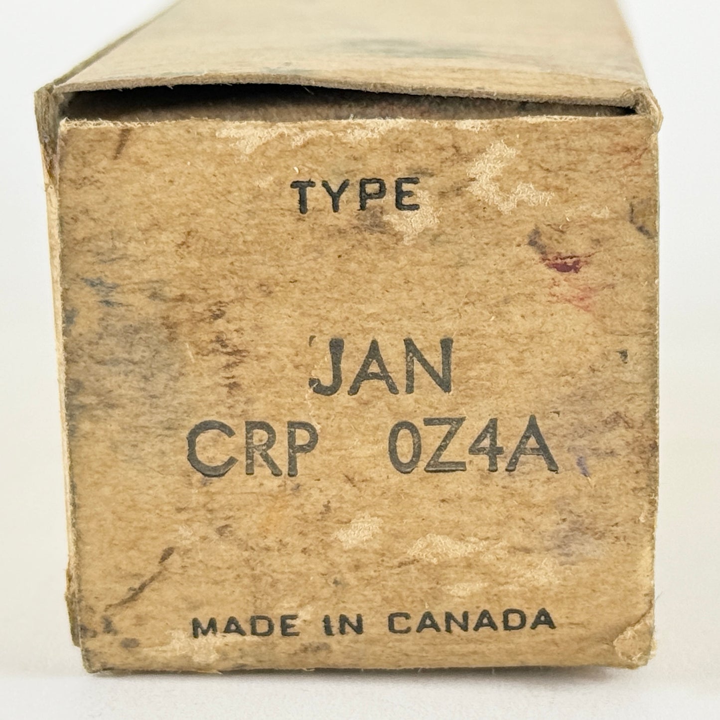 (1) Tested 1944 Canadian Armed Services Raytheon JAN CRP 0Z4 A Tube GE CK1003