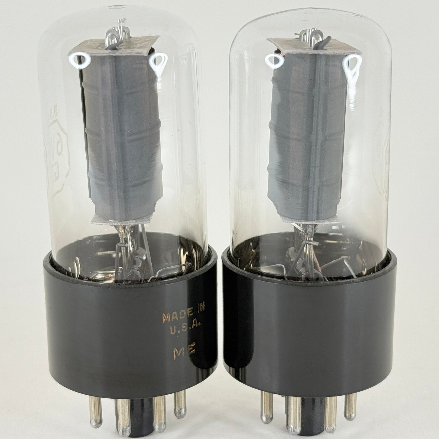 Tested Very Strong Matched Pair RCA 6V6GT Tubes Double D Getters Date Codes ME
