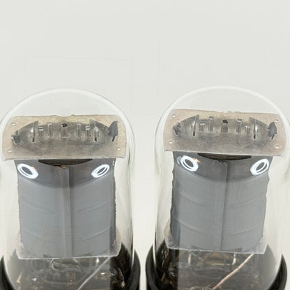 Tested Very Strong Matched Pair RCA 6V6GT Tubes Double D Getters Date Codes ME