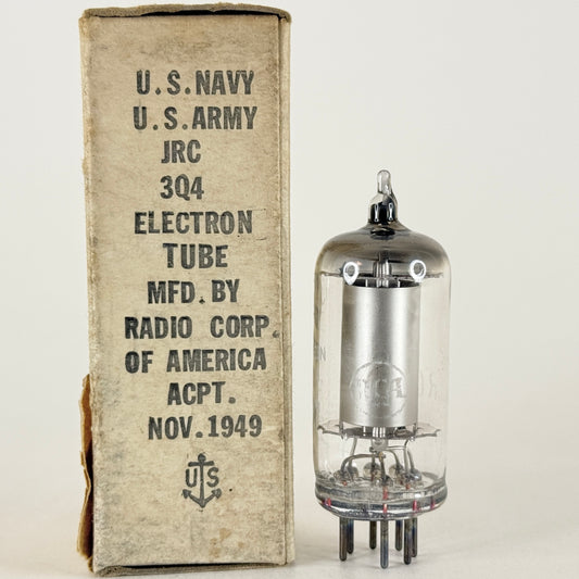 (1) Tested 1949 RCA JRC 3Q4 Tube with Box Date Code 6-48 Mil Spec RCA 3Q4 Tube
