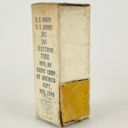 (1) Tested 1949 RCA JRC 3Q4 Tube with Box Date Code 6-48 Mil Spec RCA 3Q4 Tube