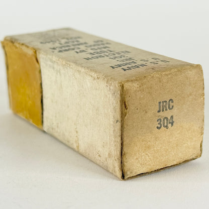 (1) Tested 1949 RCA JRC 3Q4 Tube with Box Date Code 6-48 Mil Spec RCA 3Q4 Tube