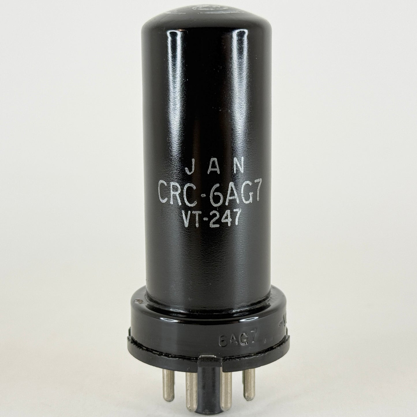 (1) Tested RCA JAN CRC 6AG7 Tube Code ◼️VIE Mil Spec VT-247 Power Pentode Tube