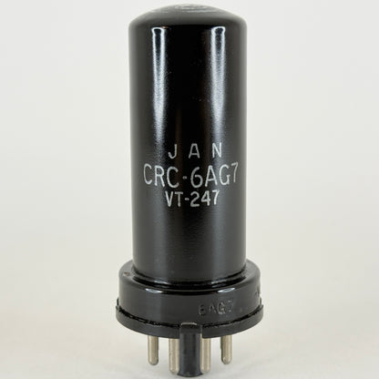 (1) Tested RCA JAN CRC 6AG7 Tube Code ◼️VIE Mil Spec VT-247 Power Pentode Tube