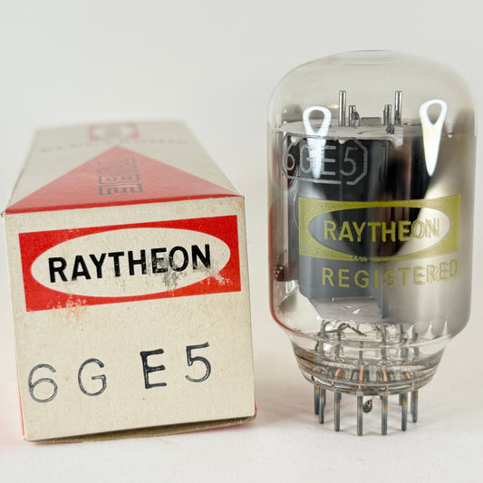 (1) Tested Raytheon 6GE5 Tube with Box Made in Japan Date Code F-12 Beam Power Tube