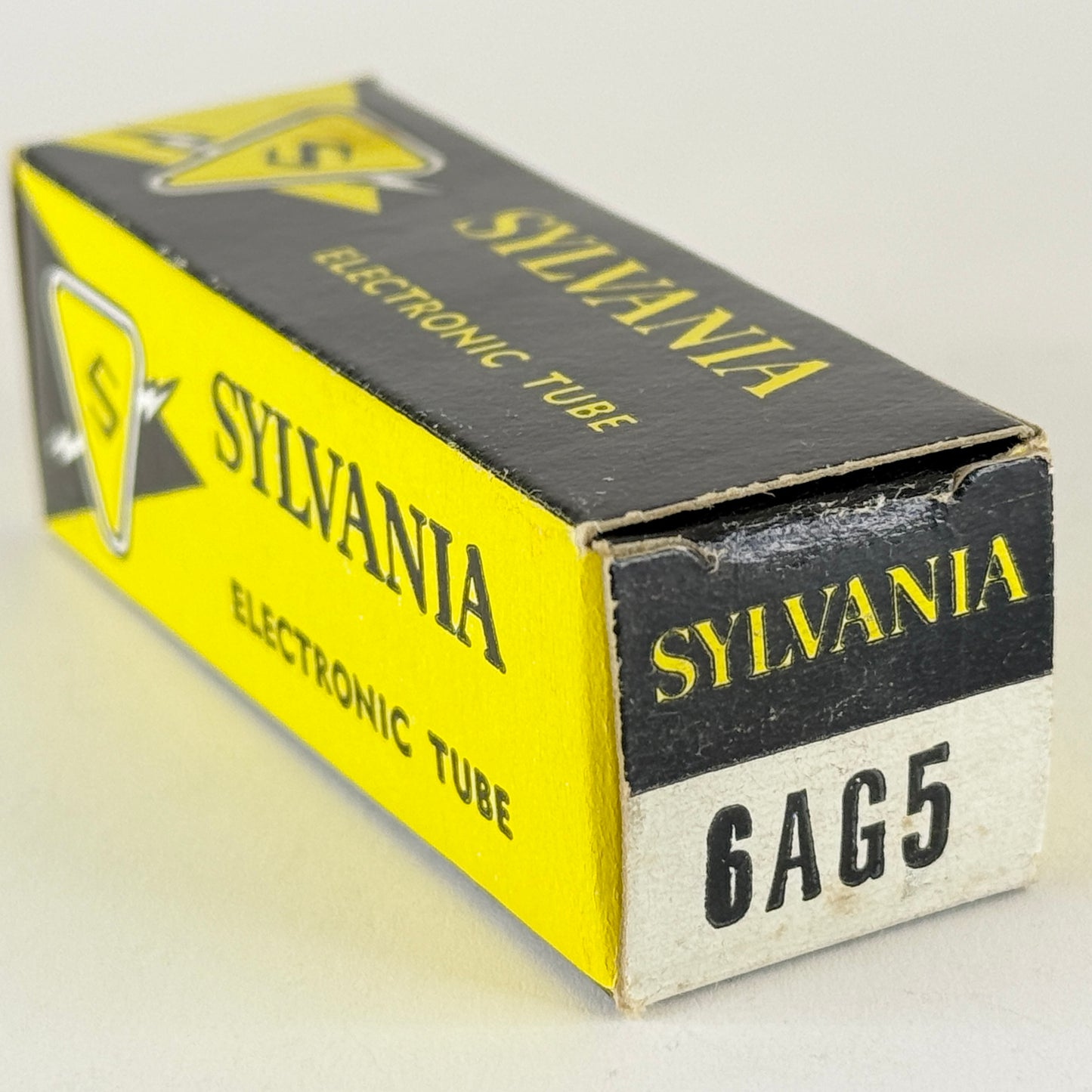 (1) Tested Sylvania 6AG5 Tube and Box Code jc BOD Sharp Cutoff Pentode Tube (b)