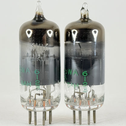 1961 Matched Pair Sylvania JHS 6186 6AG5WA Tubes with Boxes Codes 6123 Pentodes