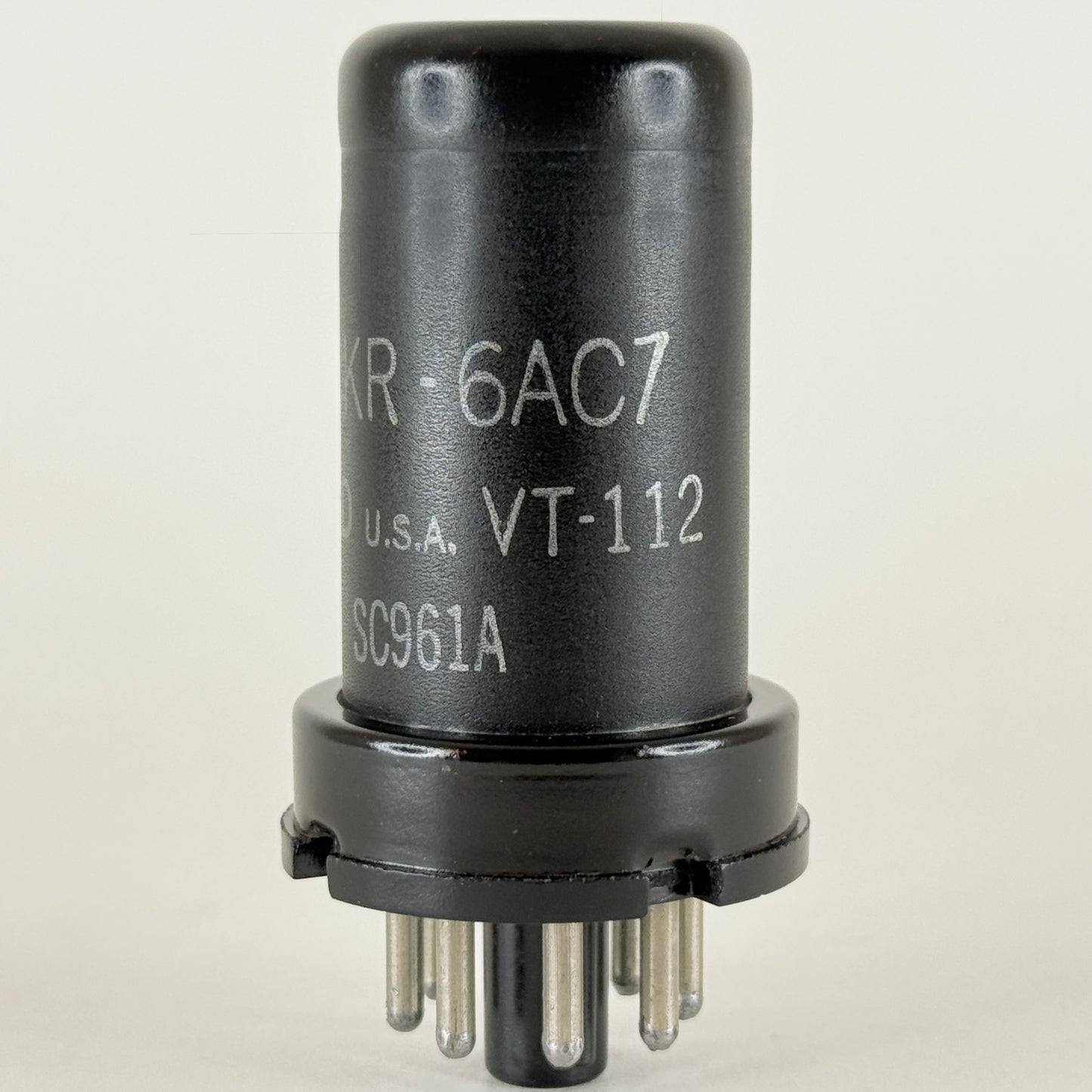 (1) Tested Ken Rad JAN CKR 6AC7 Tube VT-112 Date Code F5 Mil Spec Pentode Tube