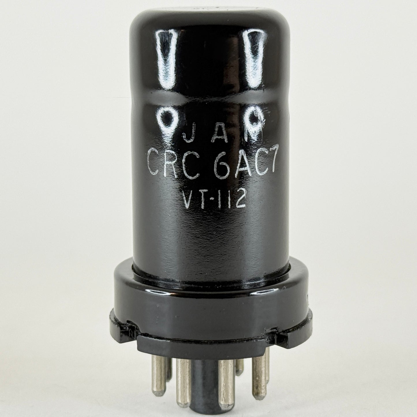(1) Tested RCA JAN CRC 6AC7 Tube VT-112 Date Code V5E Mil Spec 6AC7 Pentode Tube