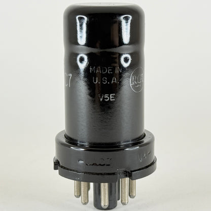 (1) Tested RCA JAN CRC 6AC7 Tube VT-112 Date Code V5E Mil Spec 6AC7 Pentode Tube