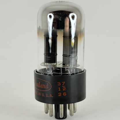 (1) Tested Rauland 8SN7GTB Tube with Box Black Angled T Plates Date Code 7-26