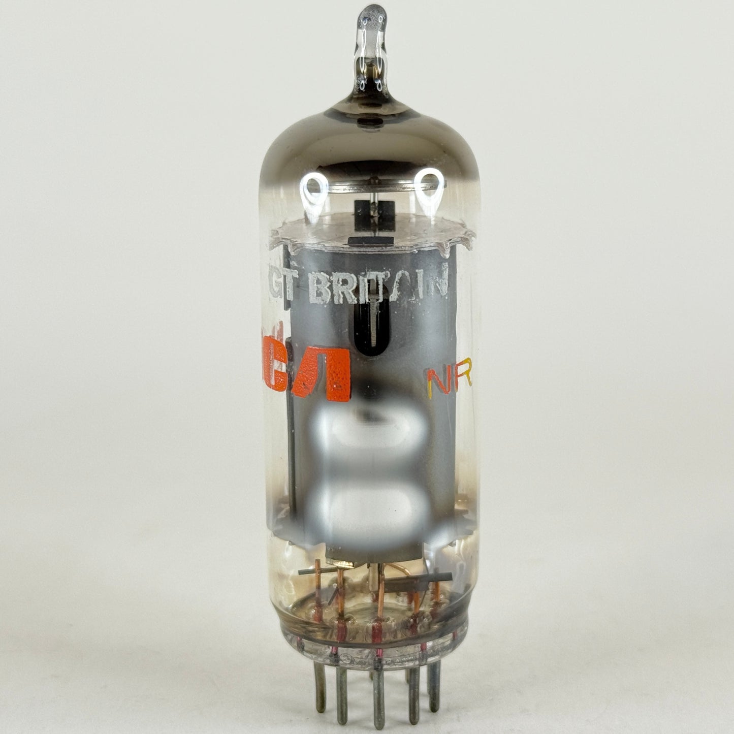(1) Tested RCA 6AJ8 ECH81 Tube and Box Date Code NR Great Britain Triode Heptode