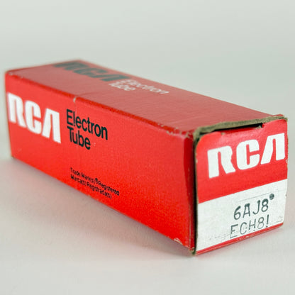 (1) Tested RCA 6AJ8 ECH81 Tube and Box Date Code NR Great Britain Triode Heptode