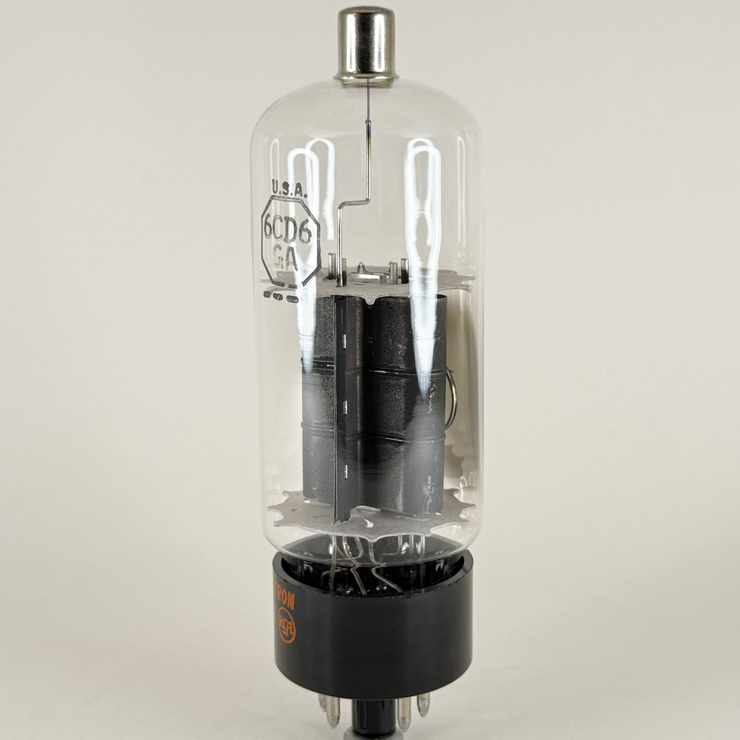 (1) Tested RCA 6CD6GA Tube with Box Date Code AK RCA 6CD6 GA Vacuum Tube