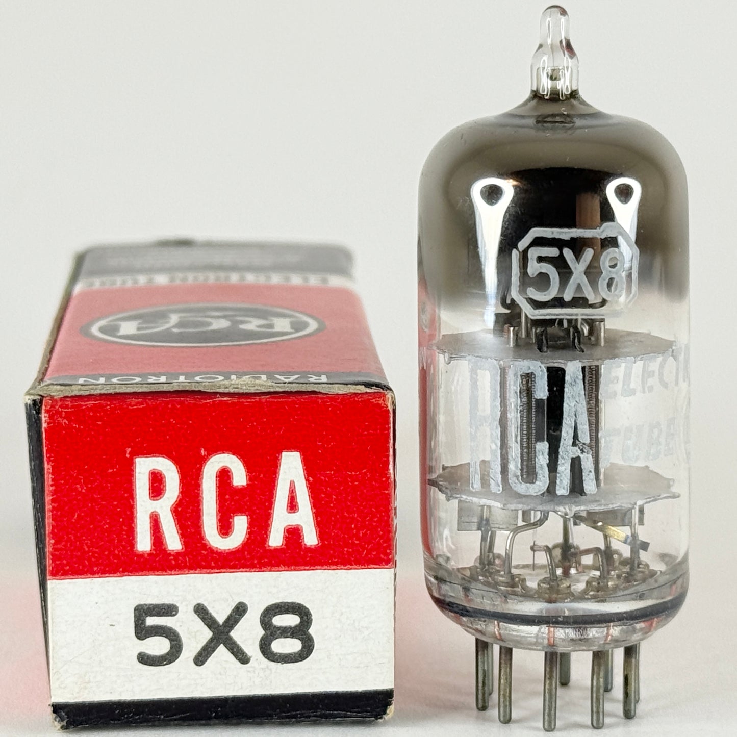 (1) Tested RCA 5X8 Tube with Box Date Code KP Triode Pentode Vacuum Tube