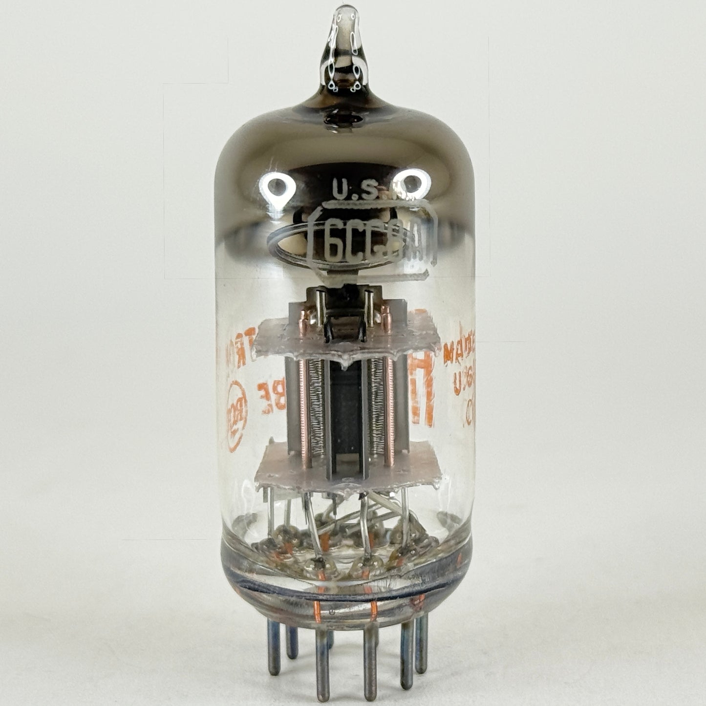 (1) Tested Strong RCA 6CG8A Tube and Box Date Code CK 6CG8 A Tube Triode Pentode