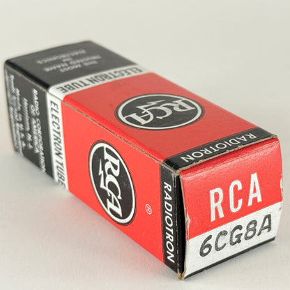 (1) Tested Strong RCA 6CG8A Tube and Box Date Code CK 6CG8 A Tube Triode Pentode