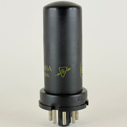 (1) Tested Sylvania 6N7 Tube with Box Medium Mu Twin Power Triode Vacuum Tube