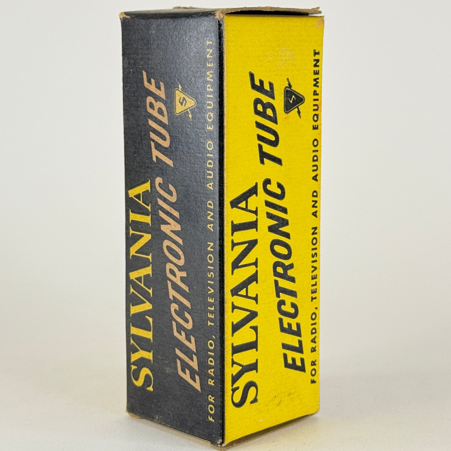 (1) Tested Sylvania 6N7 Tube with Box Medium Mu Twin Power Triode Vacuum Tube