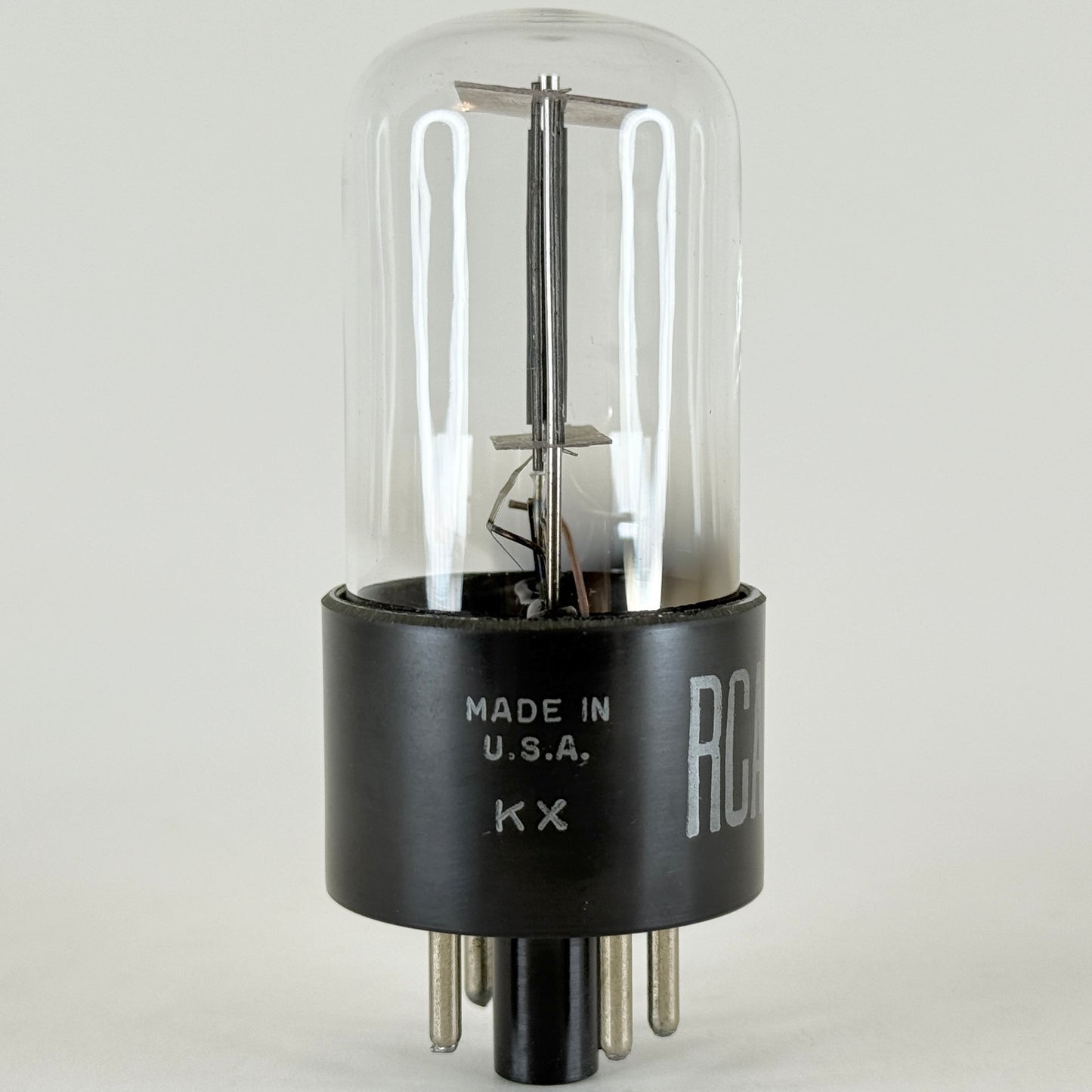 (1) Tested RCA 6X5GT Tube with Box Date Code KX 6X5 GT Full Wave Rectifier Tube