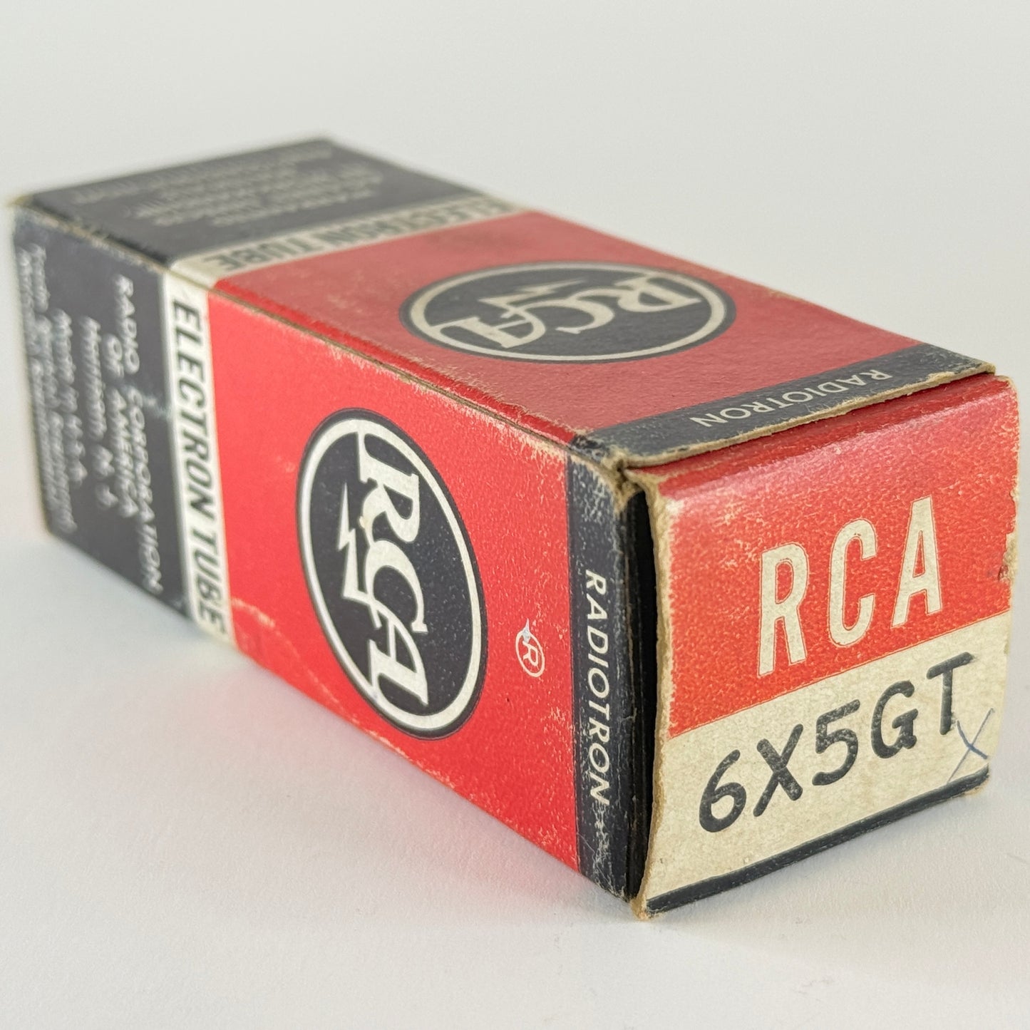 (1) Tested RCA 6X5GT Tube with Box Date Code KX 6X5 GT Full Wave Rectifier Tube
