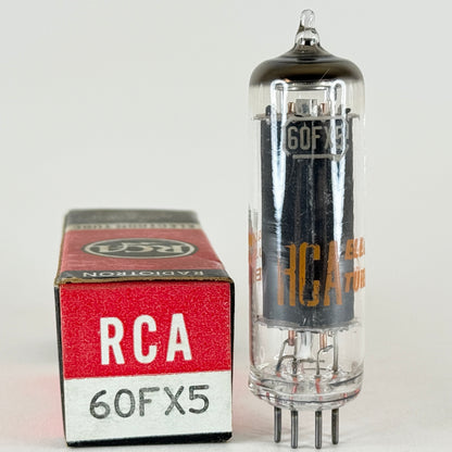 (1) Tested RCA 60FX5 Tube with Box Date Code BB RCA Power Pentode Vacuum Tube