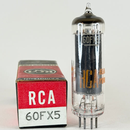 (1) Tested RCA 60FX5 Tube with Box Date Code BB RCA Power Pentode Vacuum Tube