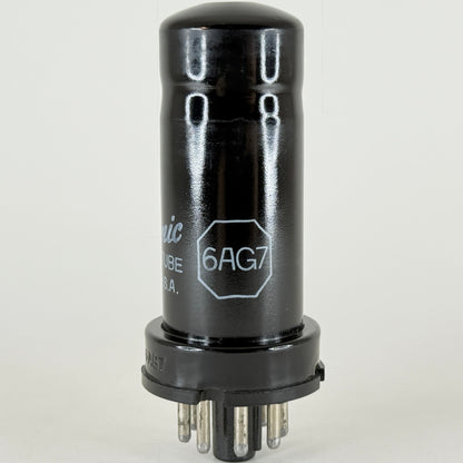 (1) Tested Very Strong GE 6AG7 Tube Code 62-26 General Electric Power Pentode