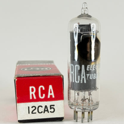 (1) Tested RCA 12CA5 Tube with Box Date Code KP 12CA5 Beam Power Vacuum Tube