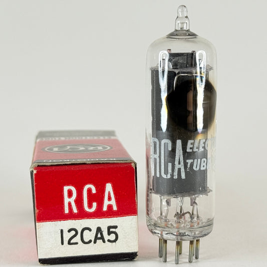 (1) Tested RCA 12CA5 Tube with Box Date Code KP 12CA5 Beam Power Vacuum Tube
