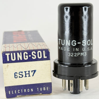 (1) Tested Tung Sol 6SH7 Tube with Box Date Code PM3 6SH7 Pentode Vacuum Tube