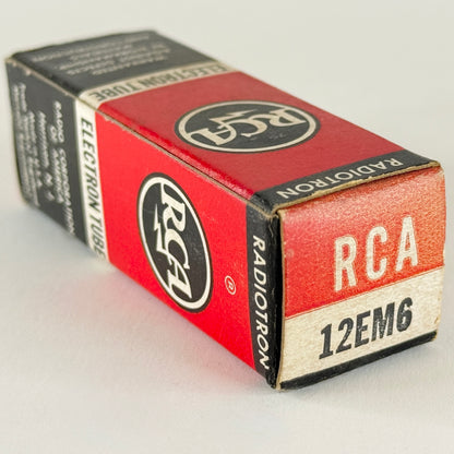 (1) Tested RCA 12EM6 Tube with Box Date Code LR Diode Tetrode Vacuum Tube