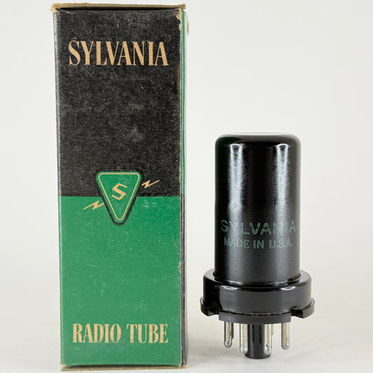 (1) Tested 1952 Sylvania 6SA7 Tube with Box Code 252 Pentagrid Converter Tube